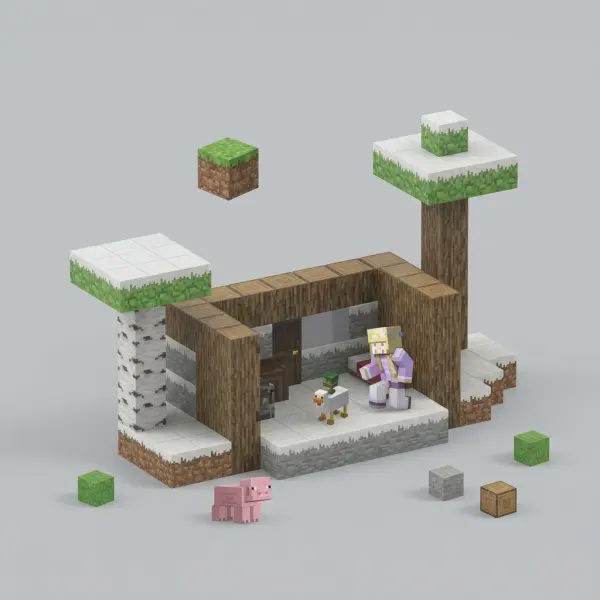 مكعبات مغناطيس (minecraft )