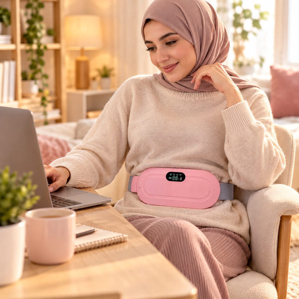 حزام تدفئة لآلام الدورة الشهرية لاسلكي