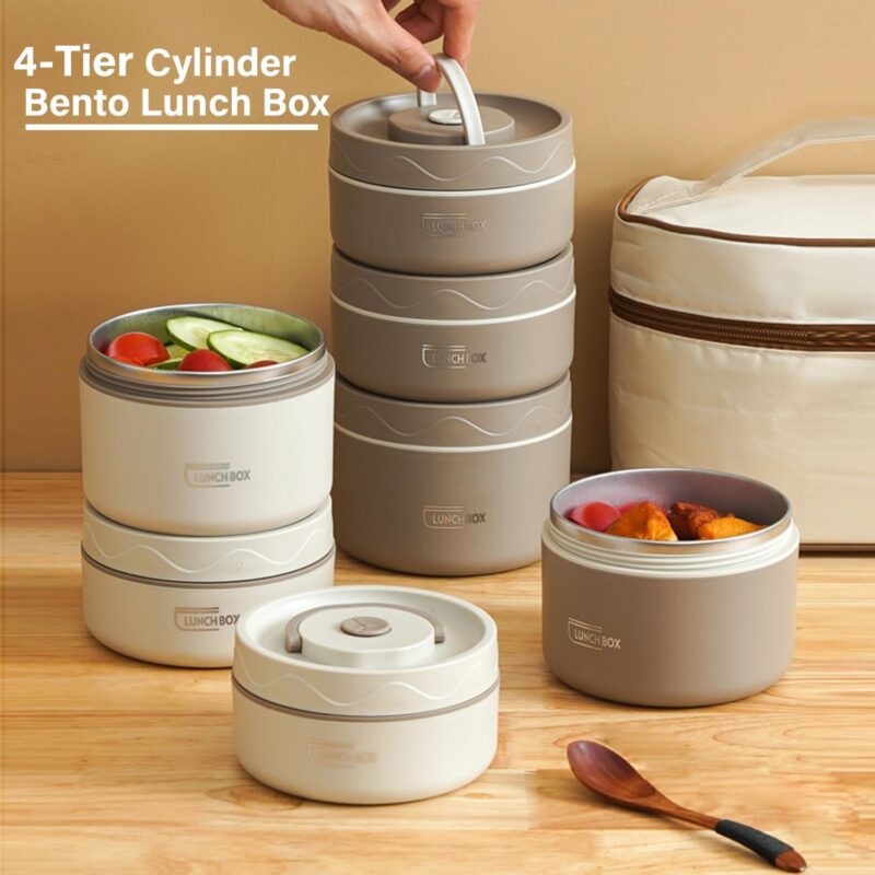 2 اللانش بوكس التريندي يحافظ على الأكل وانتوا بره البيت