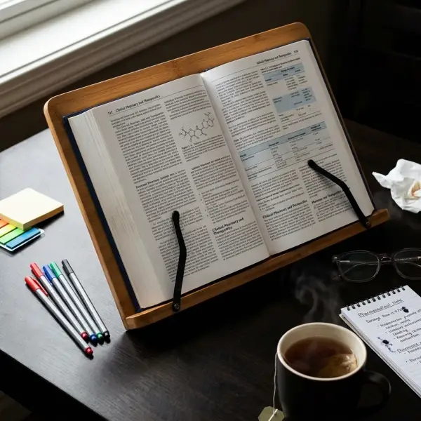 حامل الكتاب للقراءة والمذاكرة لحماية الرقبة والظهر والعينين