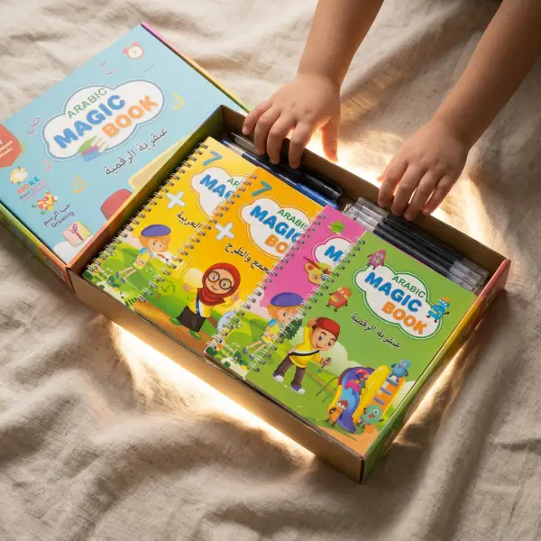 أقلام سحرية جاهزة مع الكتب